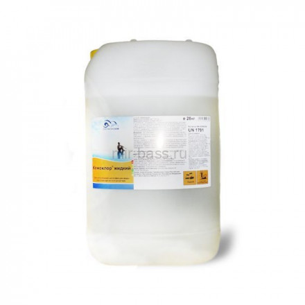 Кемохлор гипохлорид натрия (жидкий хлор 15% ) 28 кг /0586028