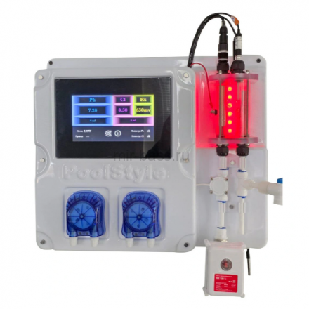 Станция дозирования и контроля PoolStyle Flipper pH/Rx/Cl, 2,2 л/ч, wi-fi