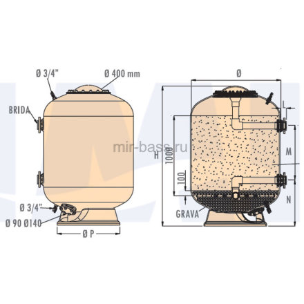 Фильтр IML VIENA 2200 мм FI-VI22162510