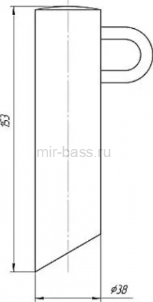 Канатодержатель AISI 316L