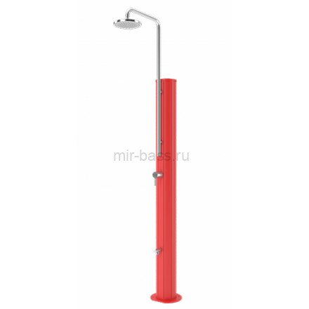 Душ "Chrome Solar", AISI-304L, цвет красный Душ "Chrome Solar", AISI-304L, цвет красный