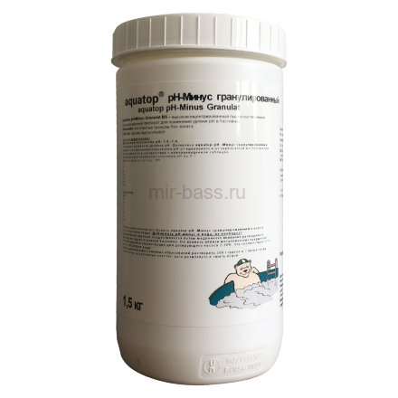 PН Минус AQUATOP гранулированный 1,5 кг PН Минус AQUATOP гранулированный 1,5 кг