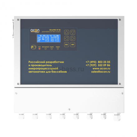 Система беcхлорной дезинфекции ионами серебра и меди SilverPRO SP 30.1 Система беcхлорной дезинфекции ионами серебра и меди SilverPRO SP 30.1