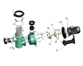 Адаптер муфты подсоединения насоса Gemas FLOODER/FLOODER JET (139909T) Адаптер муфты подсоединения насоса Gemas FLOODER/FLOODER JET (139909T)