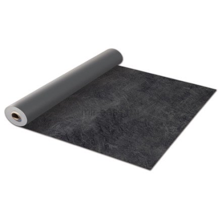 Лайнер ПВХ "Renolit Alkorplan 3000 Touch", 1,65х10 м, anty-slip, цвет черный сланец